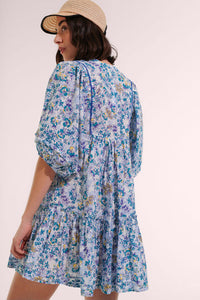 Mini Dress Aria - Blue Sweet Liberty