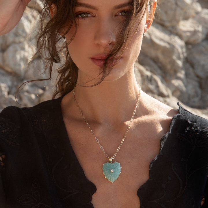 Malene Amazonite Bail