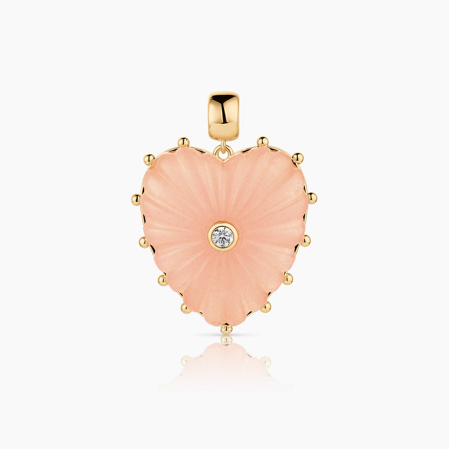 Malene Pink Opal Bail Charm