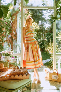 Mara Dress - Abstract Stripe