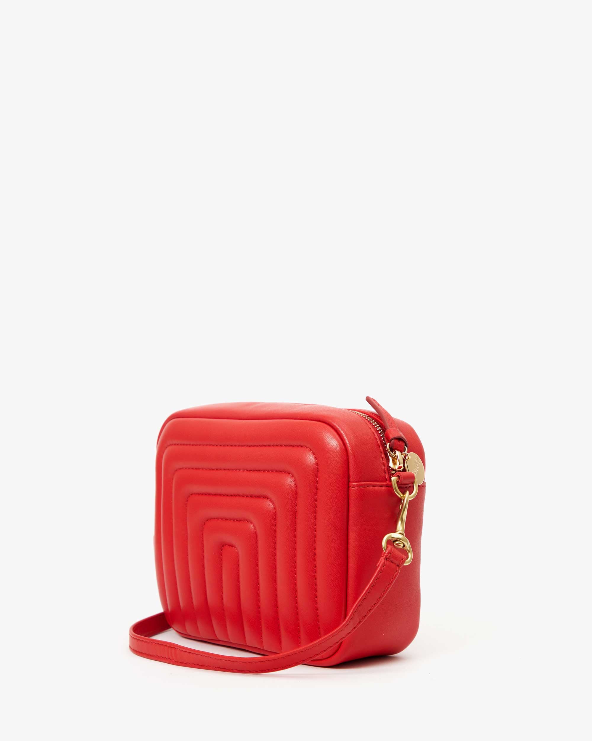 Midi Sac - Rouge Channel Quilted