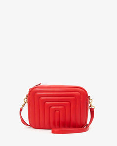 Midi Sac - Rouge Channel Quilted