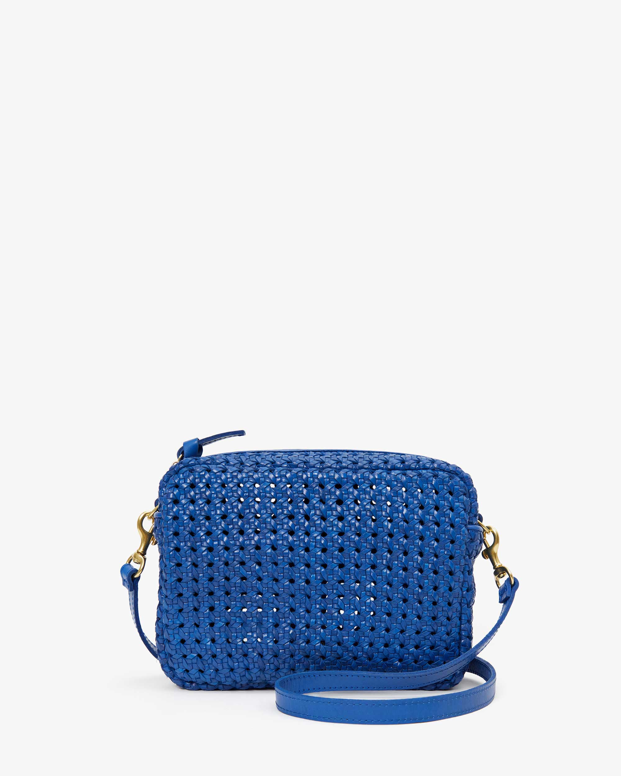 Midi Sac - Rattan Cobalt