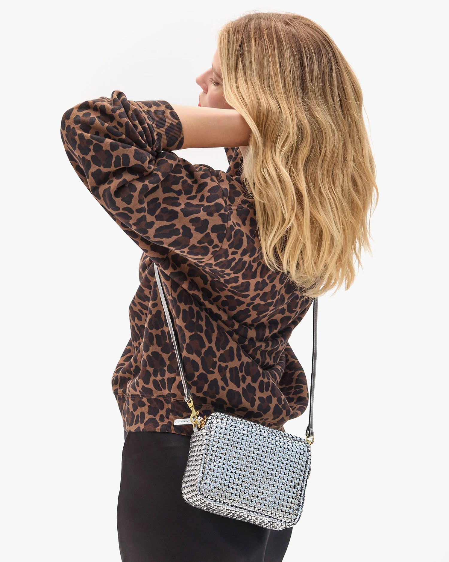 Midi Sac - Silver Woven Etoile