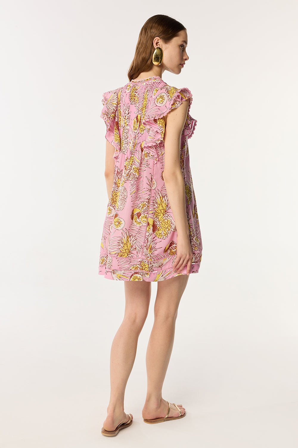 Mini Dress Camelia - Pink Karibia
