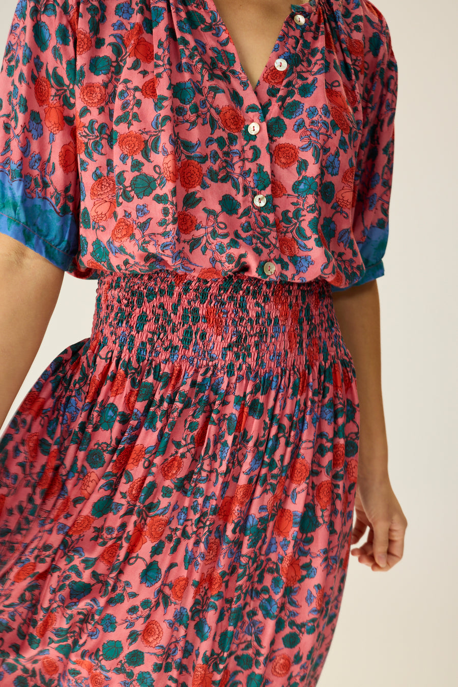 Bella Skirt - Rose Bandana
