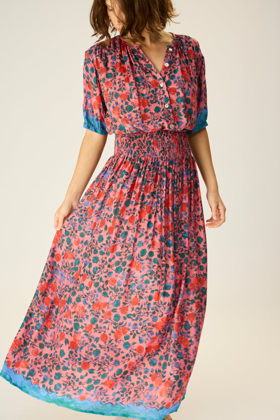Bella Skirt - Rose Bandana
