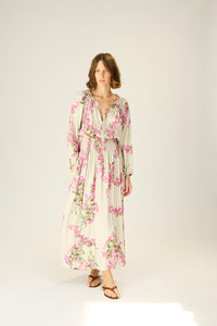 Bella Skirt - Bougainvillea Mother of Pearl