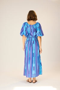 Ella Top - Sea Glass Cotton Blue