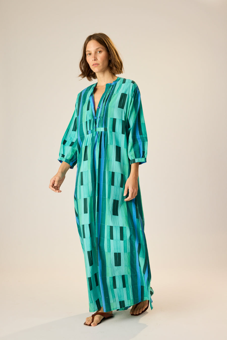Sammie Maxi - Sea Glass Cotton Green
