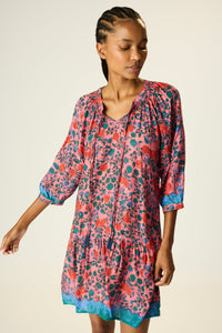 Stevie Dress - Rose Bandana