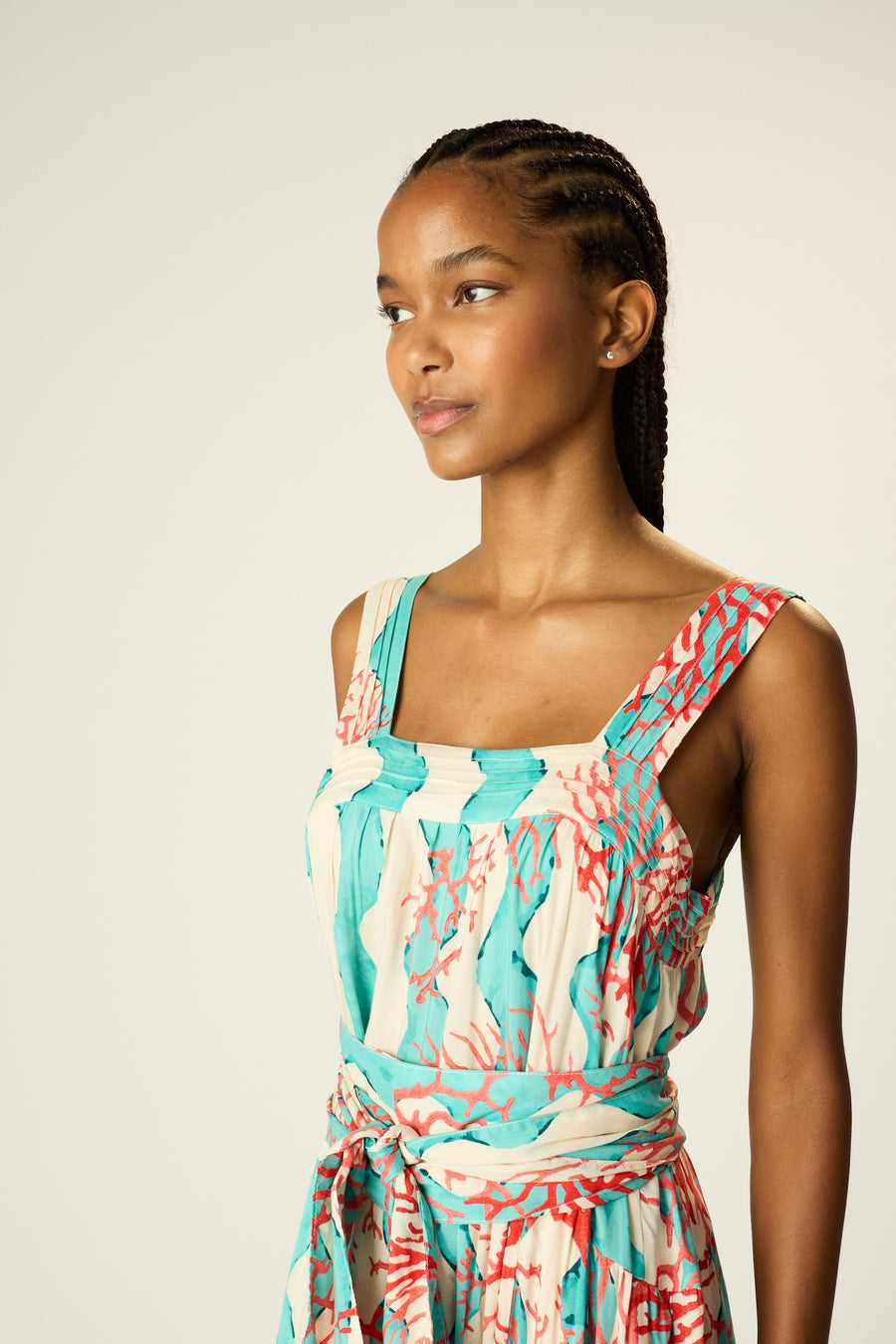 Jasmine Maxi - Coral Wave Turquoise