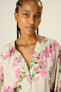 Tolan Shirt - Bougainvillea Mother of Pearl