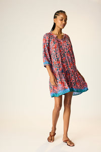 Stevie Dress - Rose Bandana