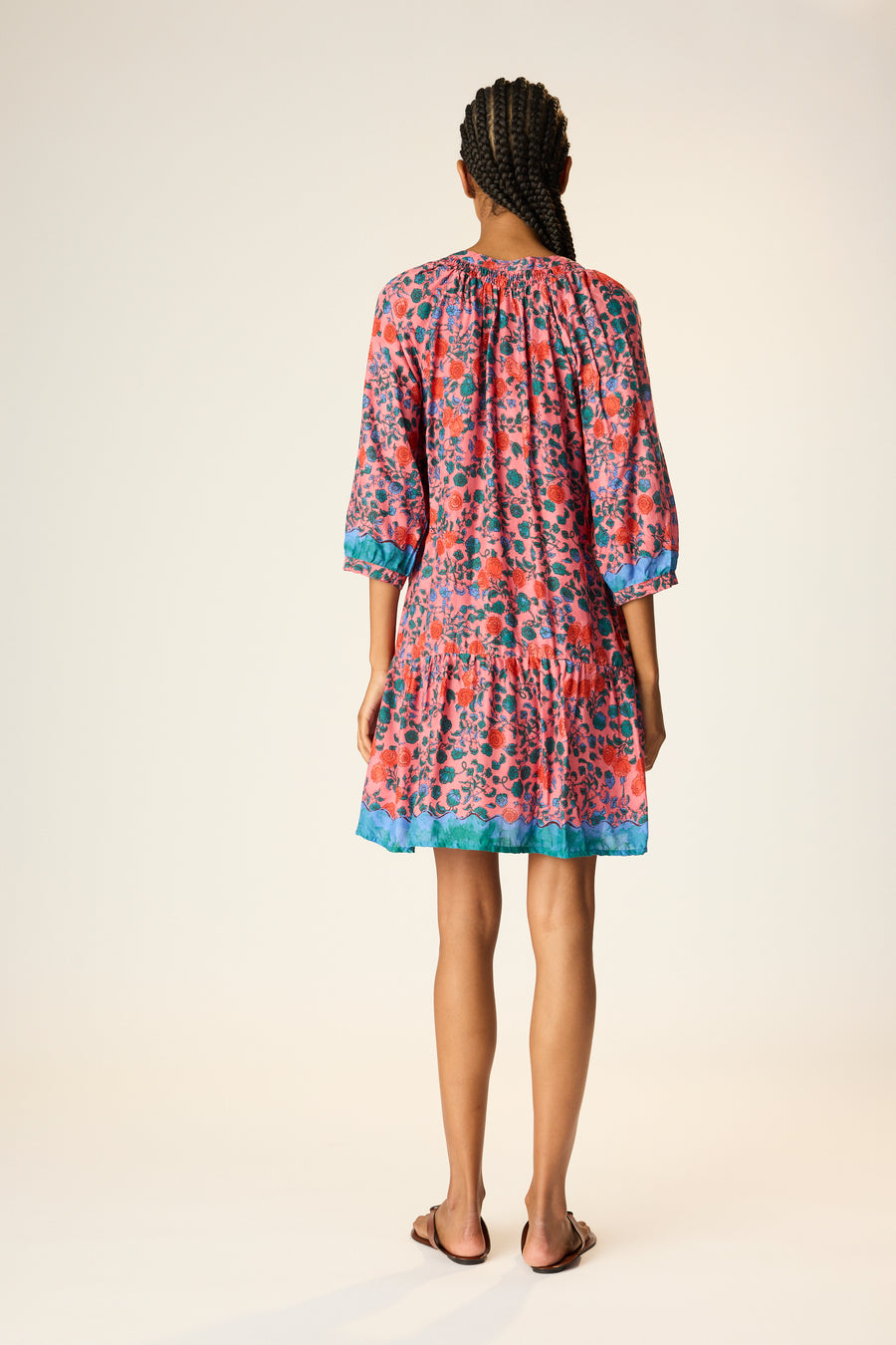 Stevie Dress - Rose Bandana