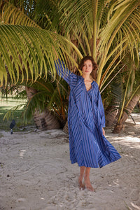 Fiore Maxi - Batik Stripe Navy