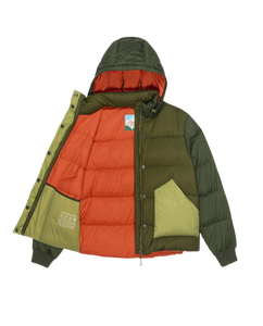 The Polar Puffer - Army Colorblock