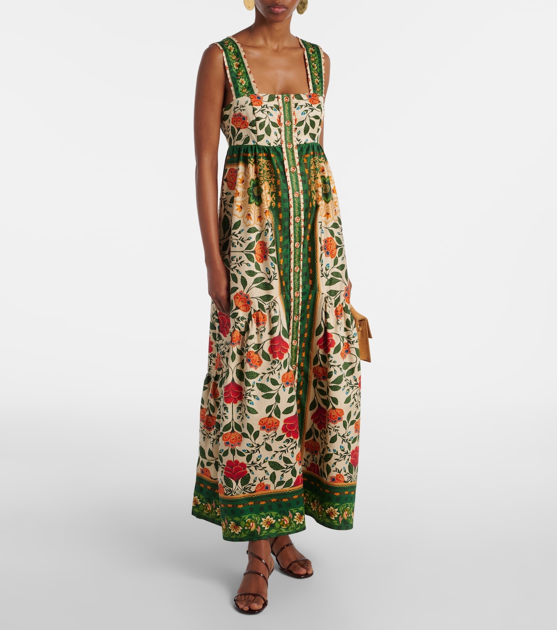 Sand Garden Tapestry Maxi Dress