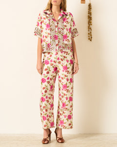 Stevie Camellia Coin Shirt