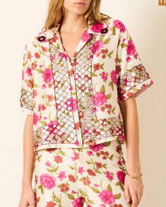 Stevie Camellia Coin Shirt