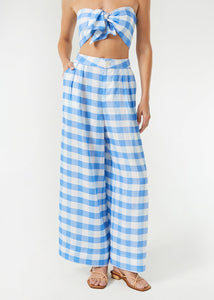 Linen Campbell Pants - Toulouse Gingham