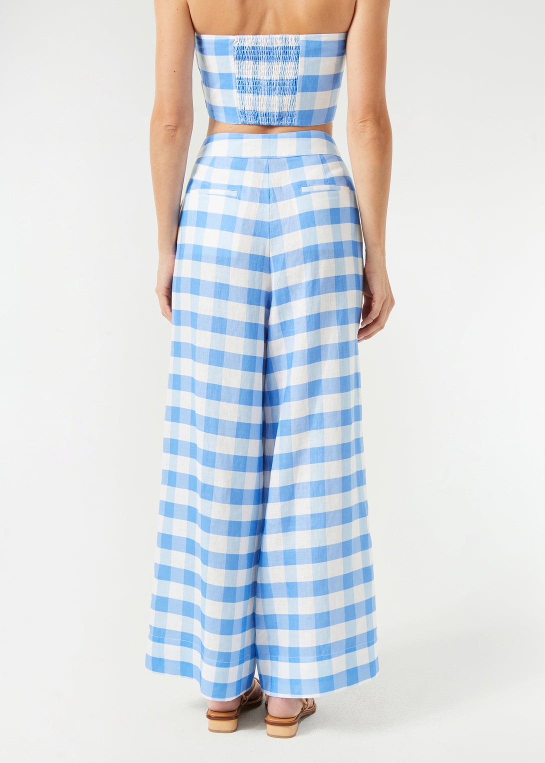 Linen Campbell Pants - Toulouse Gingham