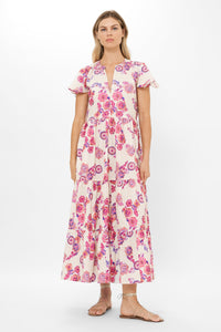 V-Neck Maxi - Pretoria Pink