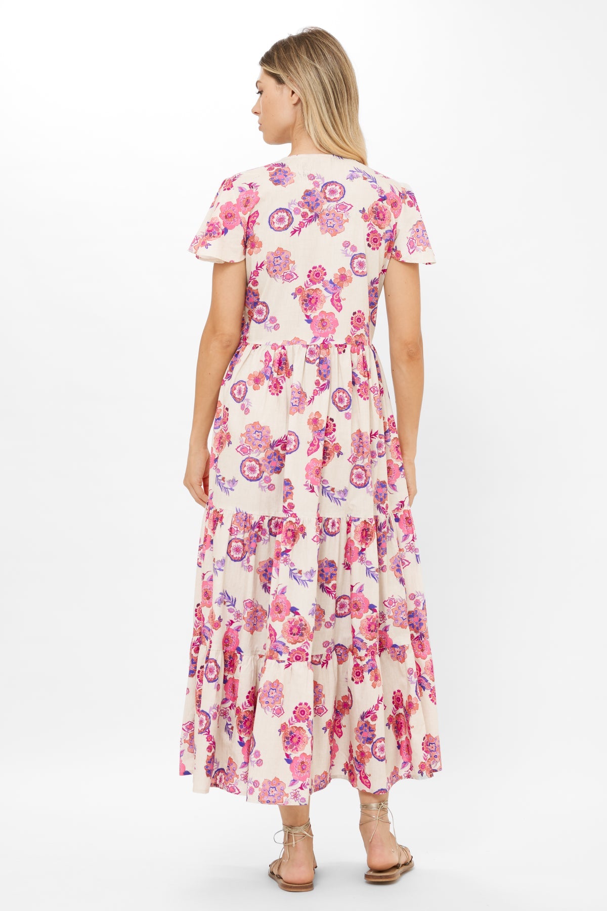 V-Neck Maxi - Pretoria Pink