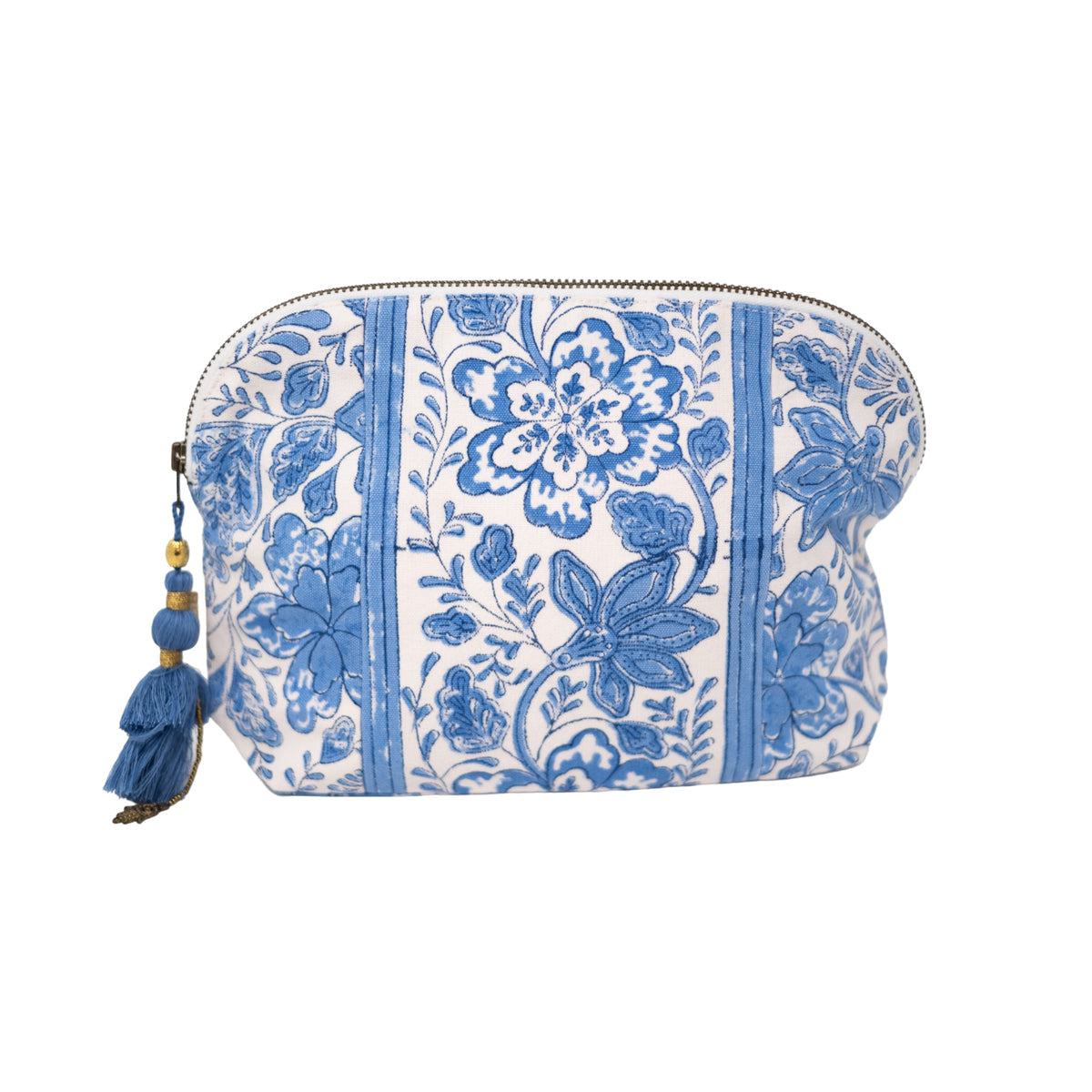 Clamshell Bag - Blue Floral