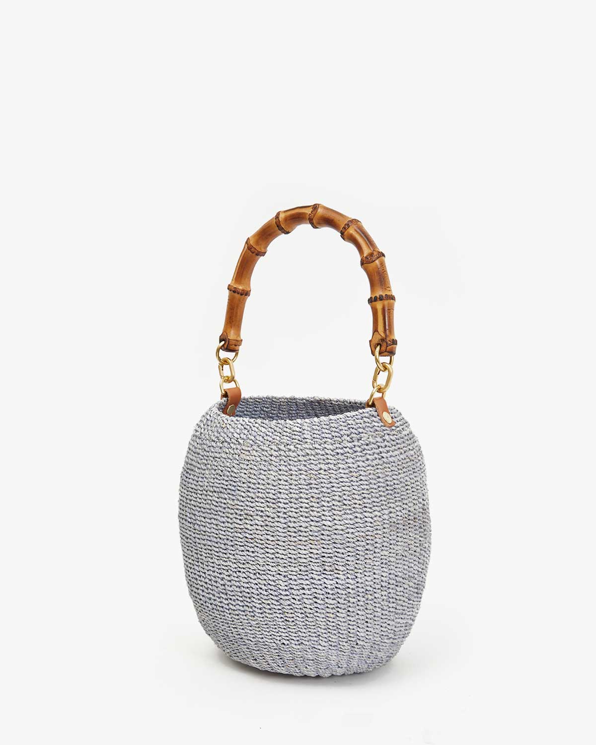 Pot de Miel w/Bamboo Handle - Powder Blue