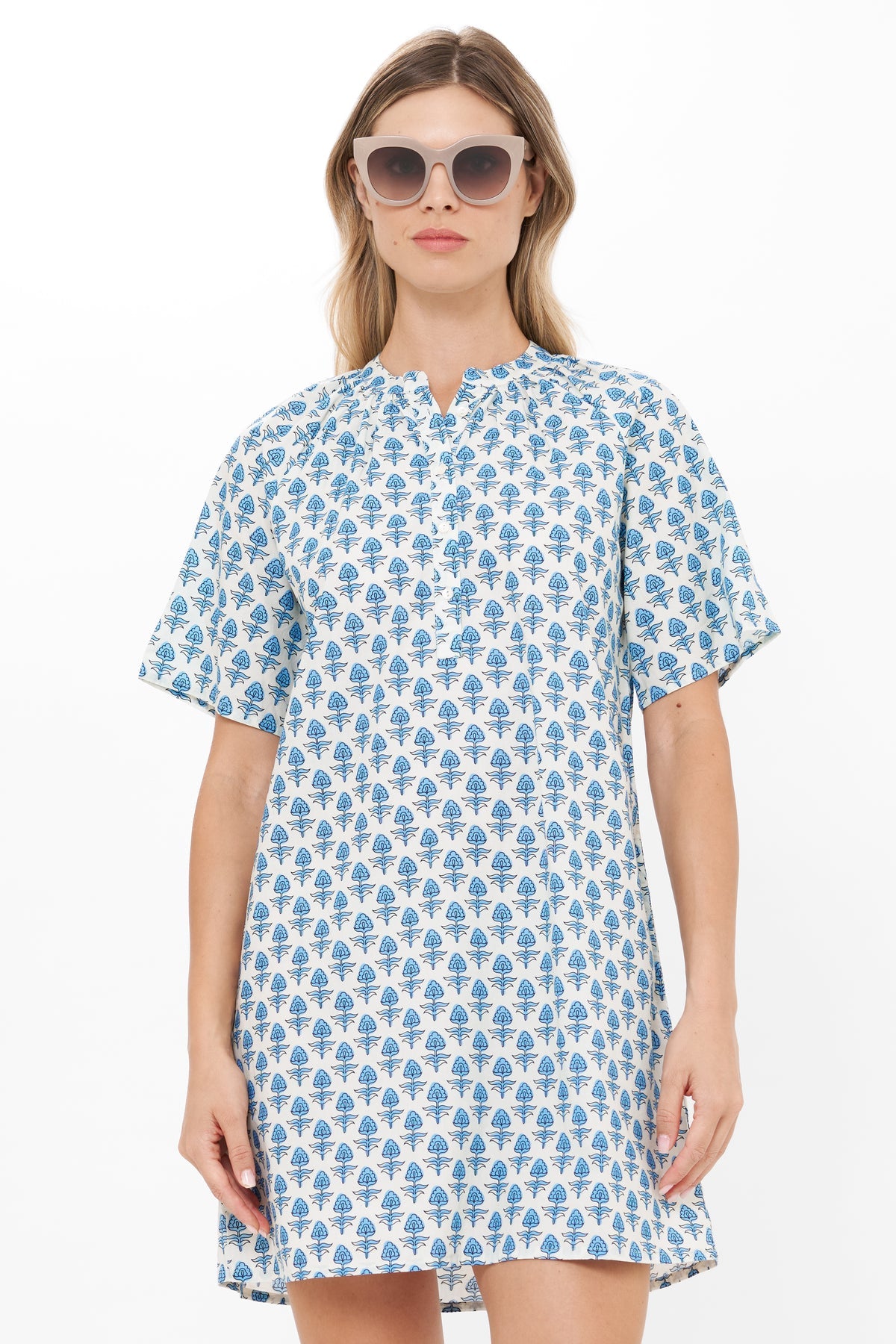 Pocket Dress - Provence Blue