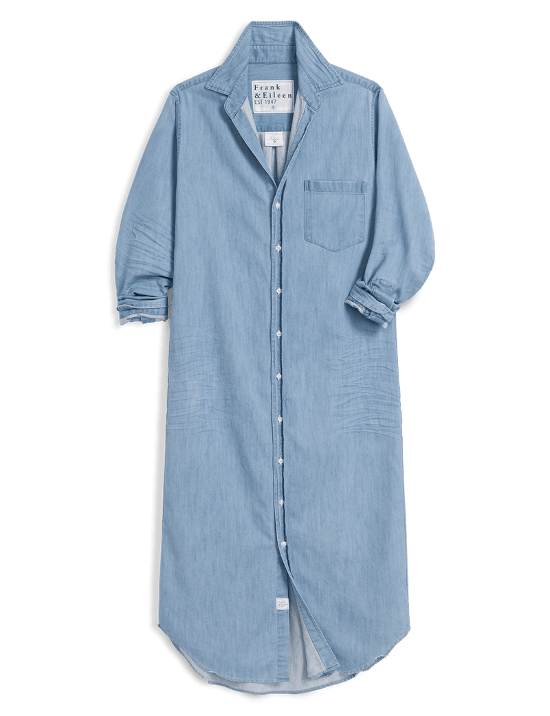 Rory Maxi Shirt Dress - Classic Blue Wash