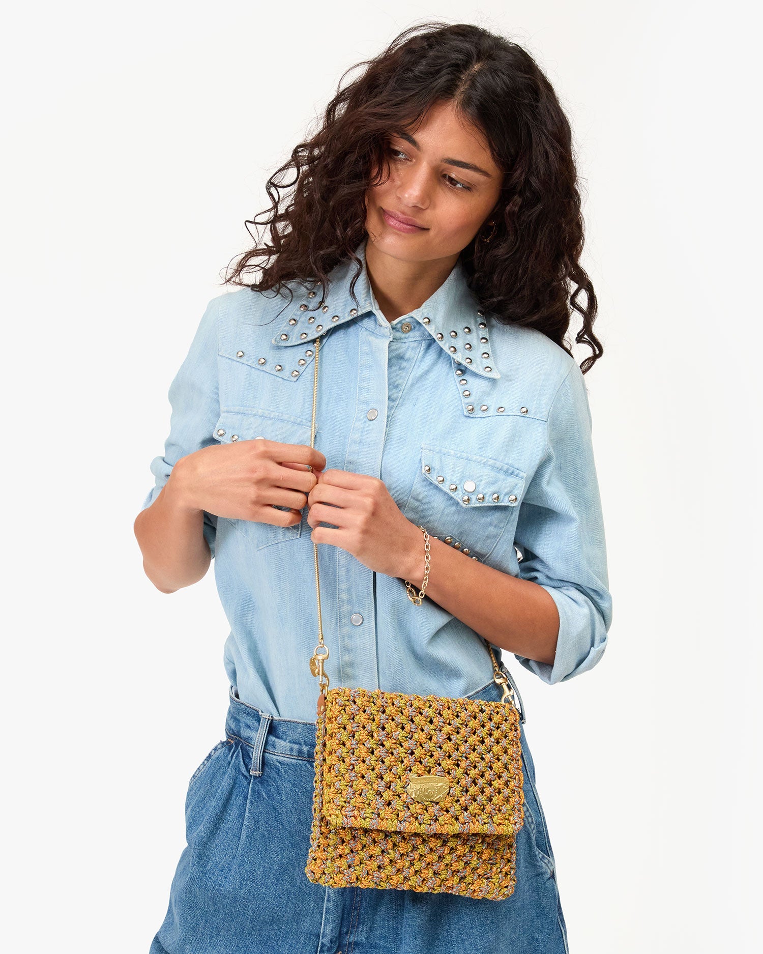 Ramya - Neon Multi Metallic Crochet