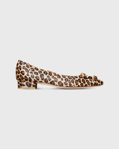 Buckle Shoe - Leopard Calf Hair