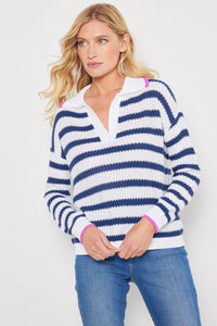 Stripescape - White/Blue Galaxy
