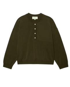 The Henley Sweater - Army