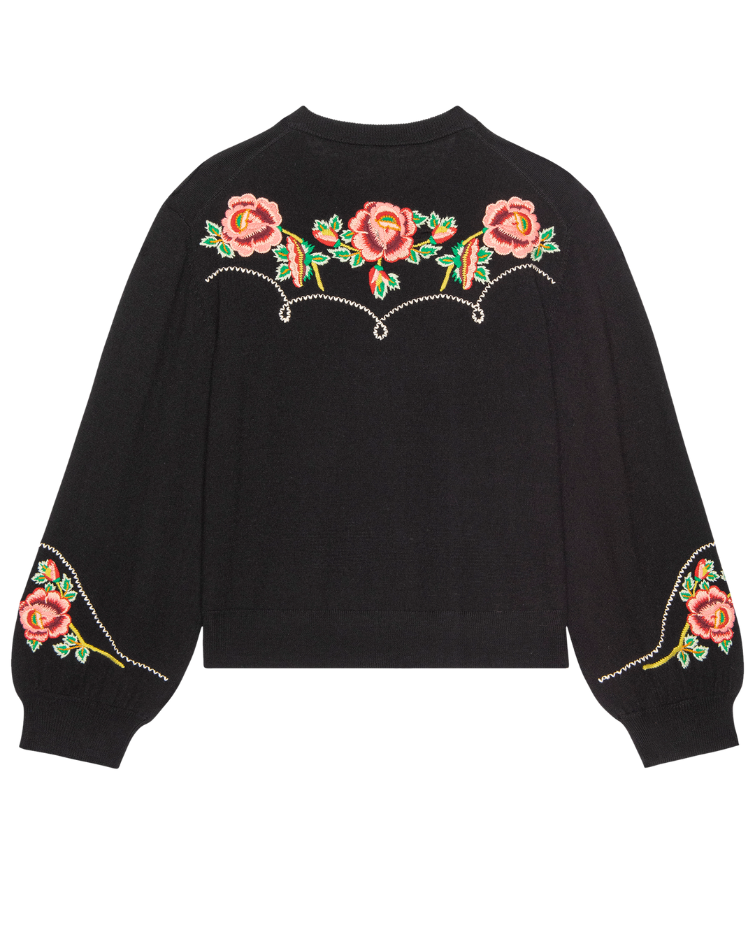 The Heirloom Rose Western Cardigan