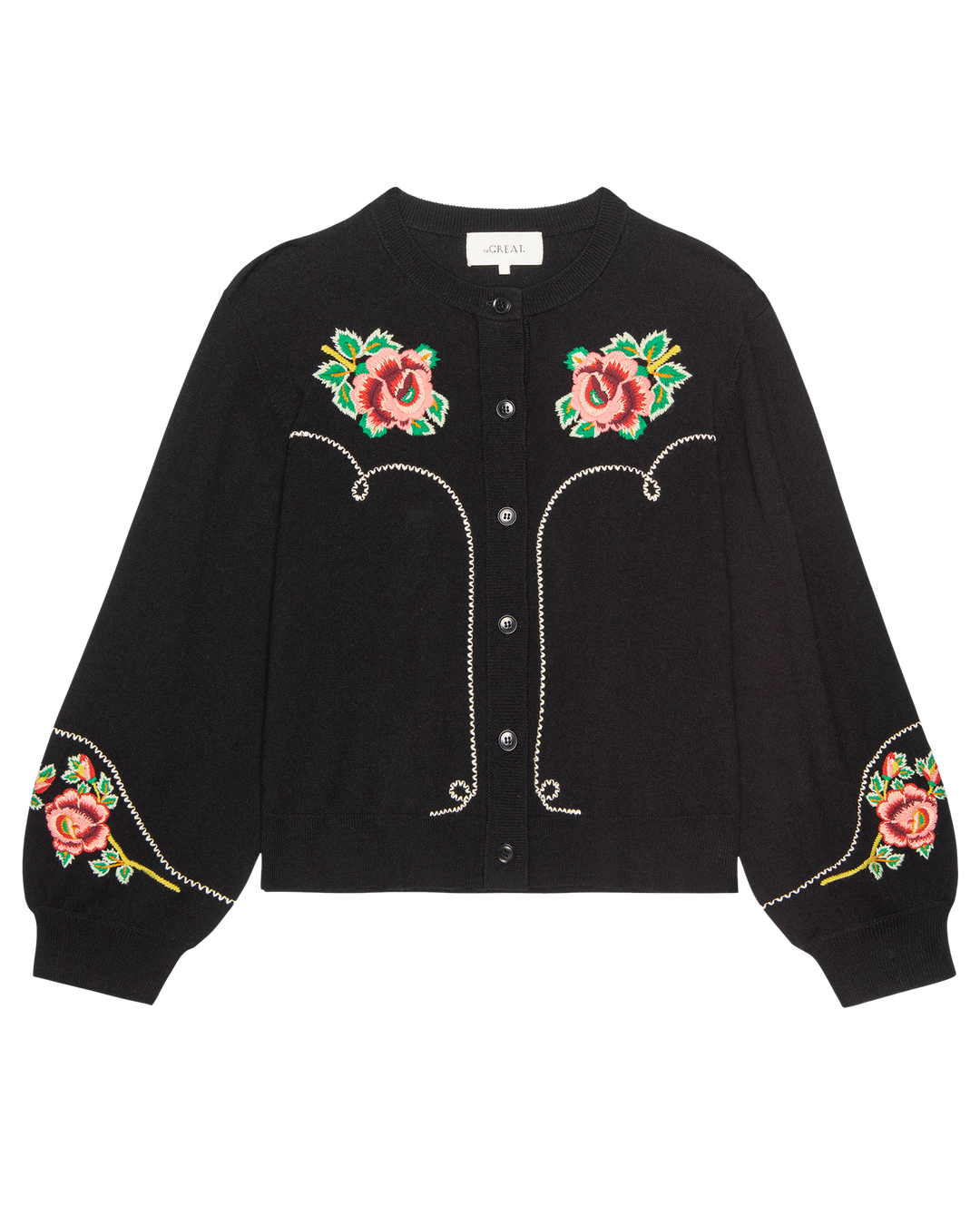 The Heirloom Rose Western Cardigan