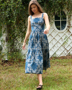 Penny Dress - Indigo Bandana Summer Cloth