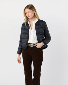 Minnie Puffer Jacket - Navy Nylon