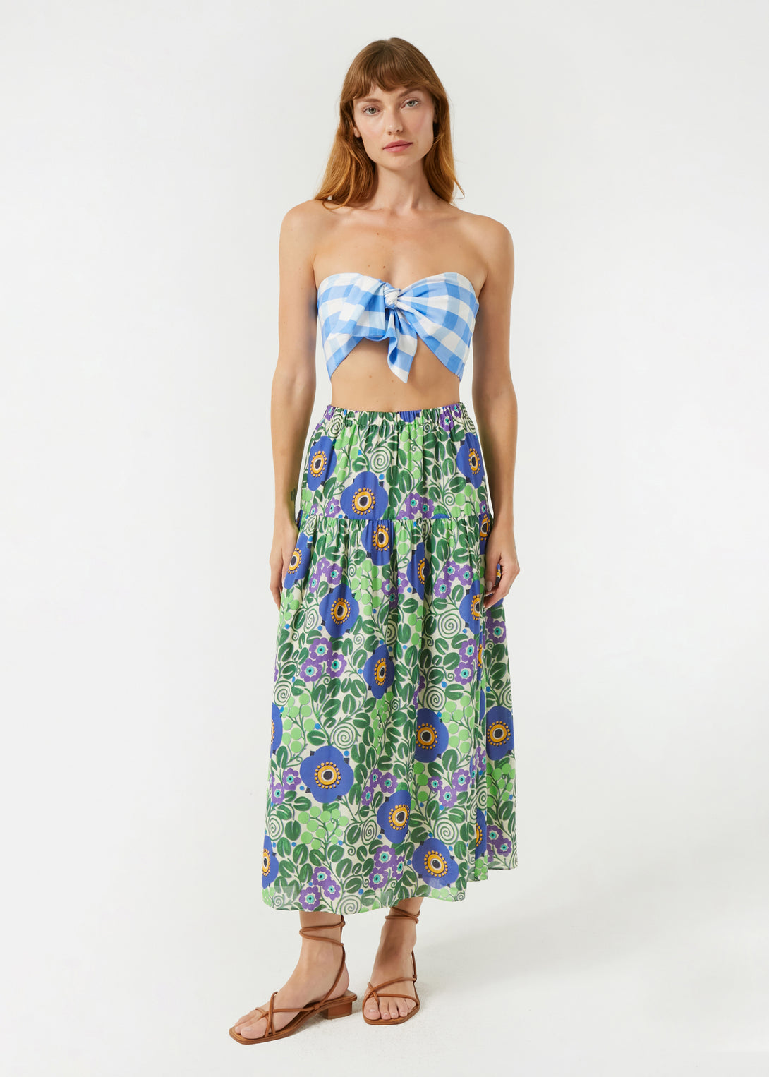 Ariella Skirt - Wisteria Aura Blossom