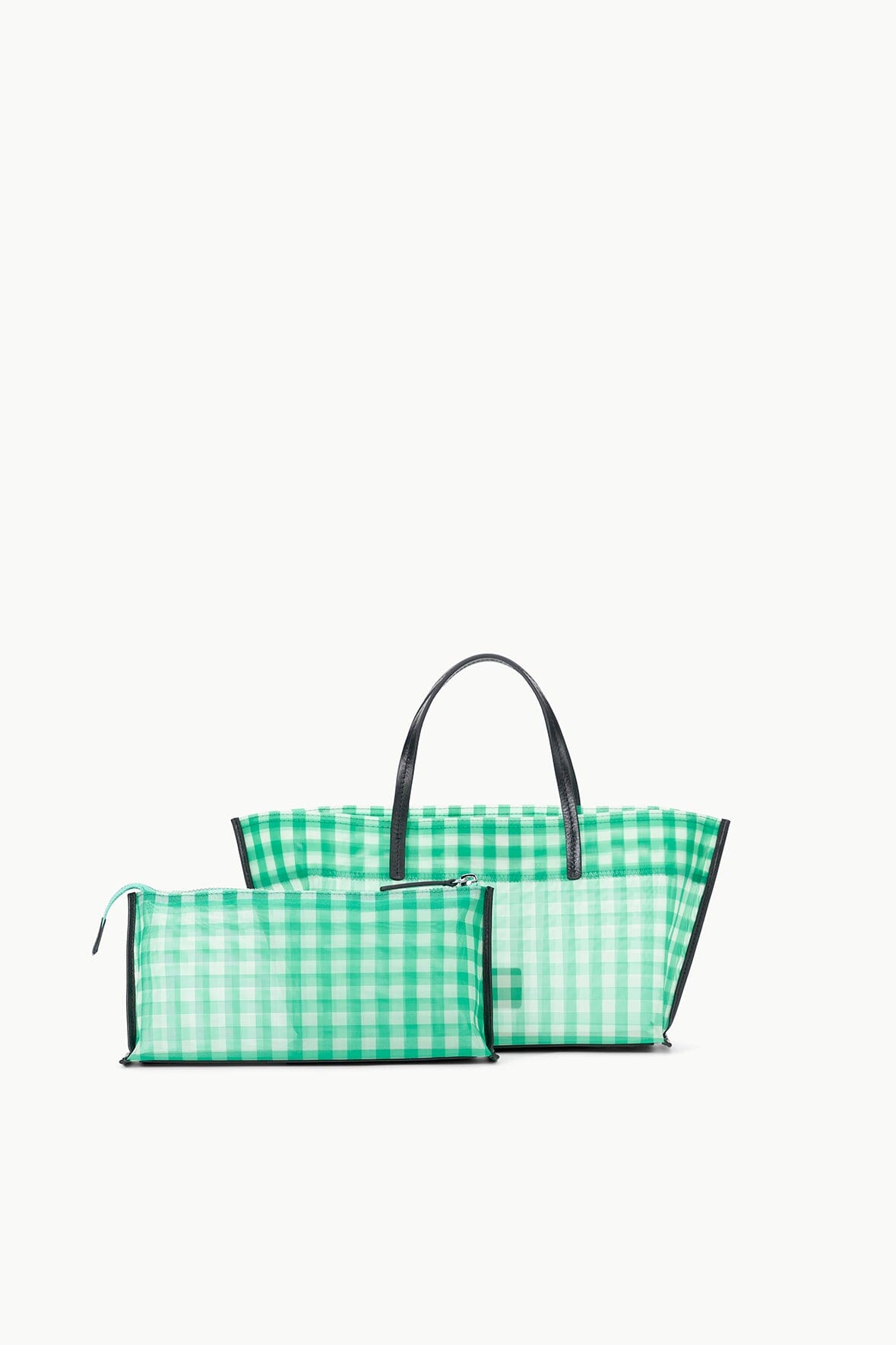 Christos Mini Mesh Tote - Jade Gingham