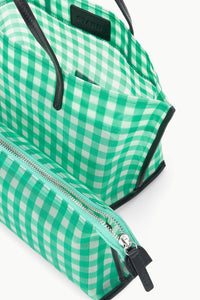 Christos Mini Mesh Tote - Jade Gingham