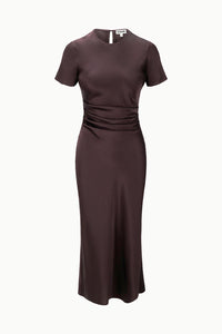 Marcel Silk Dress - Earth