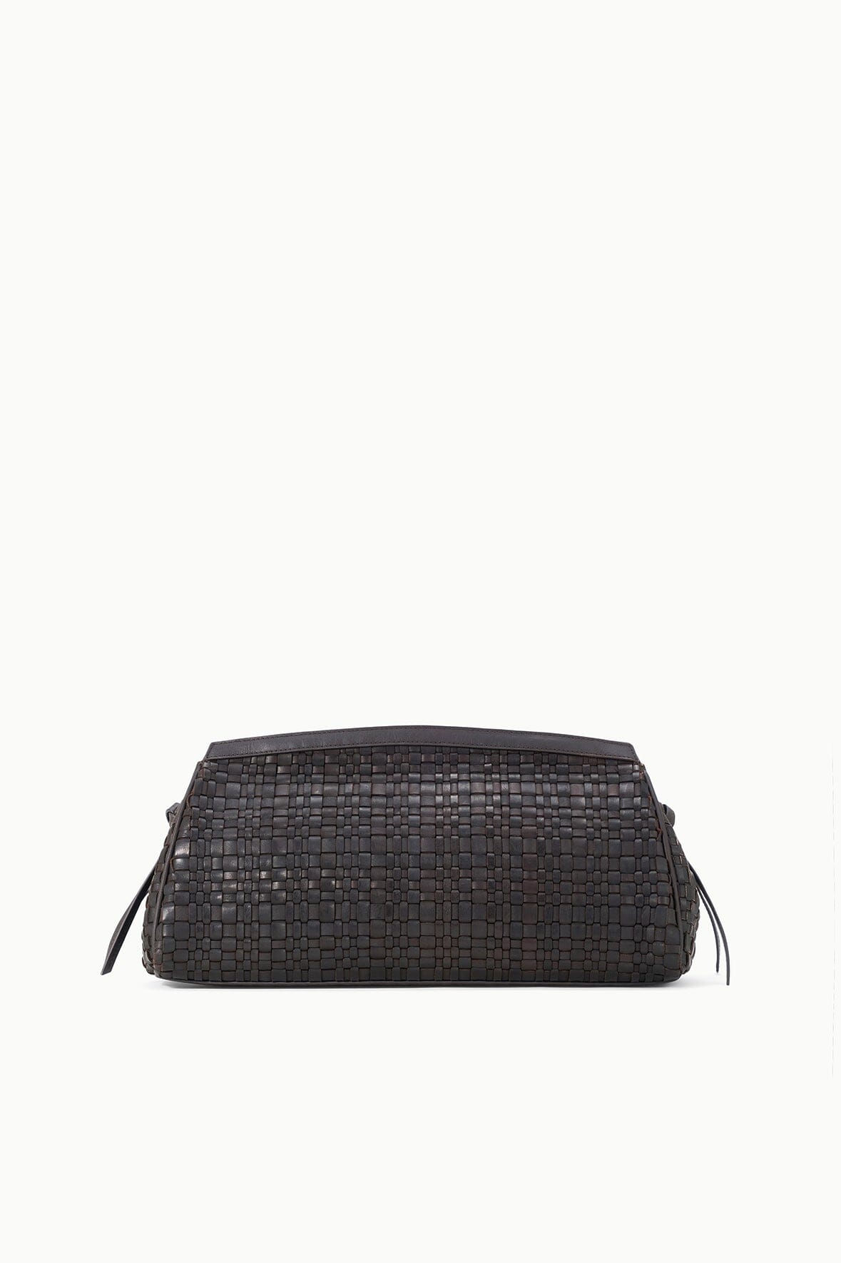 Maude Soft Clutch - Espresso Woven