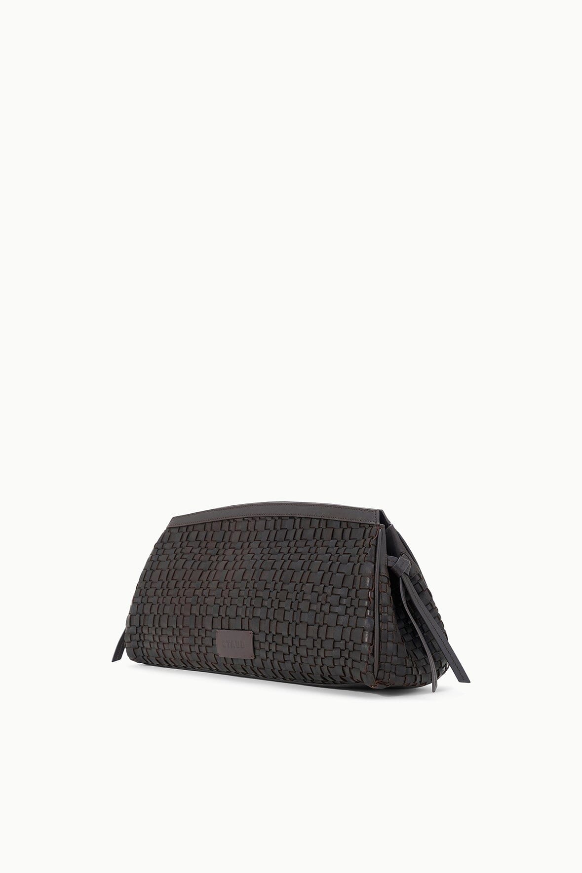 Maude Soft Clutch - Espresso Woven