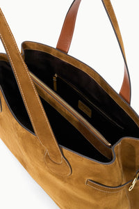 Piper Tote - Tan Suede