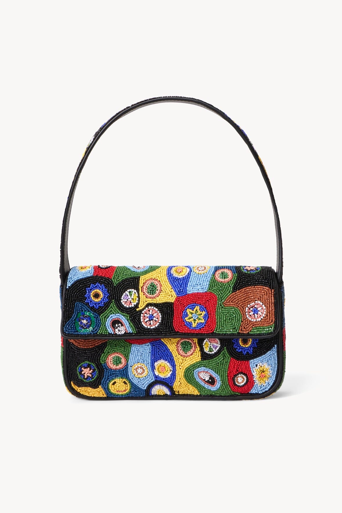 Tommy Beaded Bag - Black Millefiori