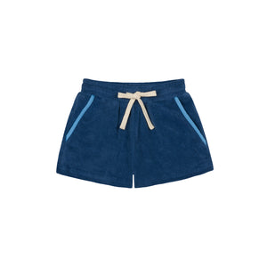 boys newport navy french terry short