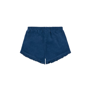 girls newport navy french terry short